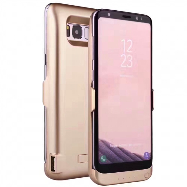 Чехол аккумулятор для Samsung S8 + 6500 mah Prostrum gold
