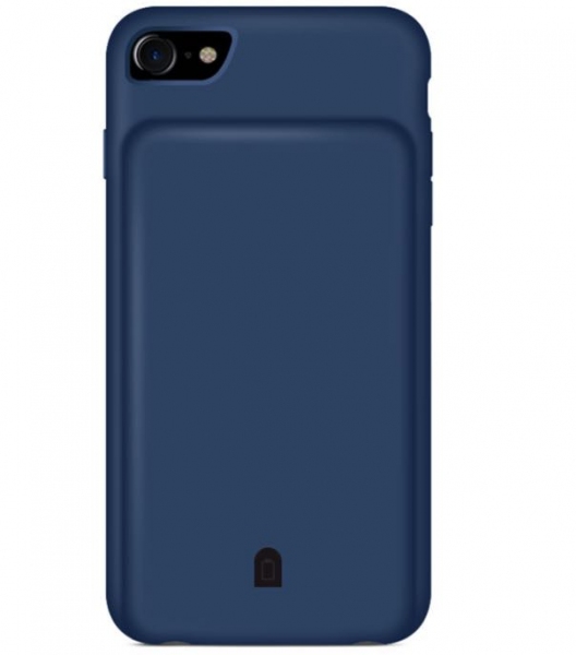 Чехол зарядка для iPhone 8 battery Case - 4500 mah blue