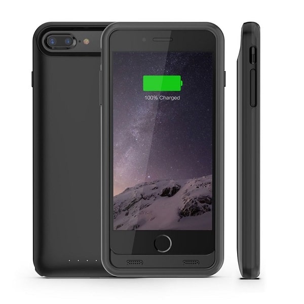 Чехол аккумулятор для iPhone 8 Plus iFans black 4000 mAh