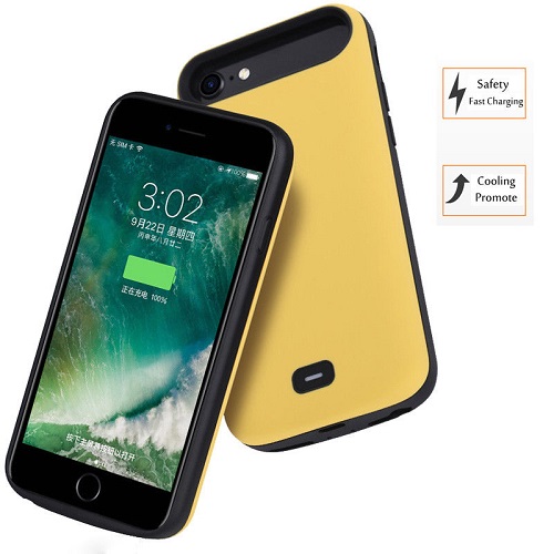 Чехол батарея для iPhone 6/7/8 - 5500mah Prostrum Yellow