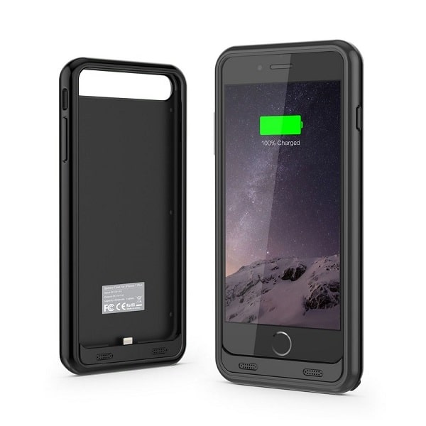 Чехол аккумулятор для iPhone 7 Plus iFans black 4000 mAh