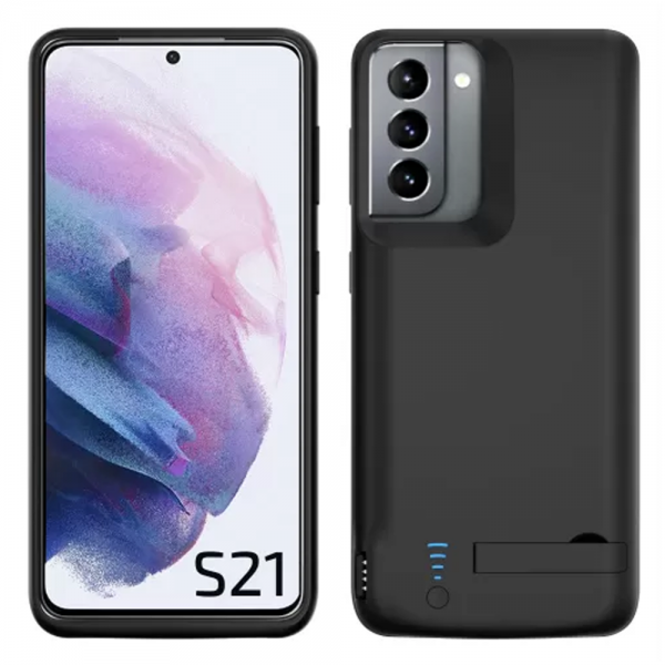 Чехол-зарядка для Samsung S21 Black 4800 mAh