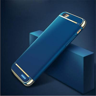 Чехол аккумулятор для iPhone 7 2500 mah Joyroom Battery case blue