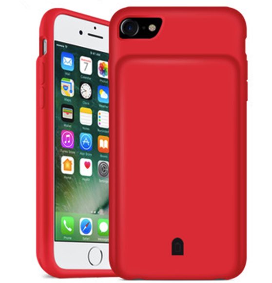 Чехол зарядка для iPhone 8 battery Case - 4500 mah red
