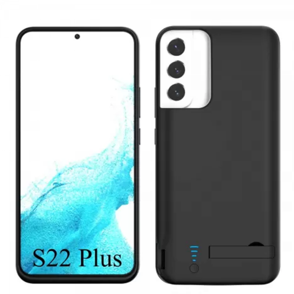 Чехол аккумулятор для Samsung S22 Plus black 5000 mAh