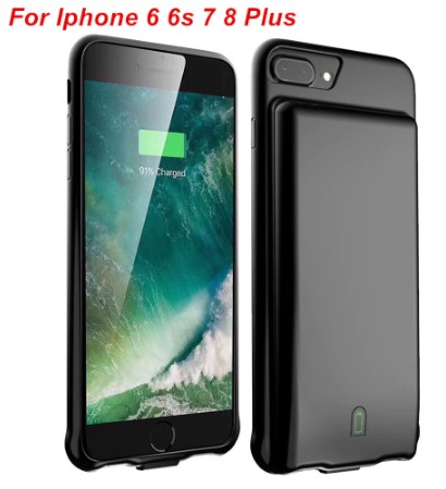 Чехол зарядка для iPhone 8 Plus battery Case - 7000 mah black