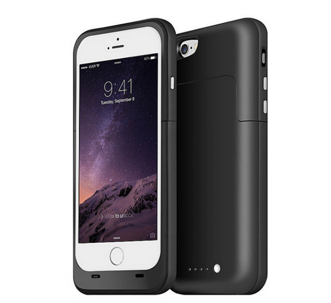 Чехол зарядка для iPhone 6/6S Charge Case 4.7 -3800 mah черный