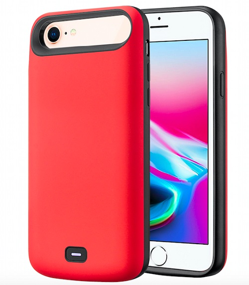 Чехол батарея для iPhone 6/7/8 - 5500mah Prostrum Red